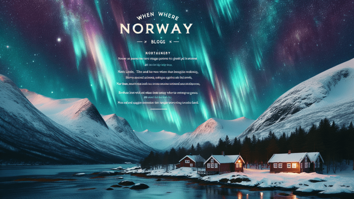 Alles über das Nordlicht in Norwegen Wann und wo es zu sehen ist Alles über das Nordlicht in Norwegen Wann und wo es zu sehen ist