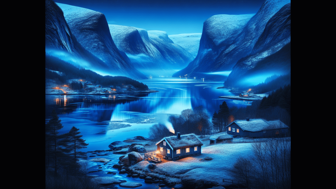 Das mysteriöse Phänomen der blauen Stunde in Norwegen