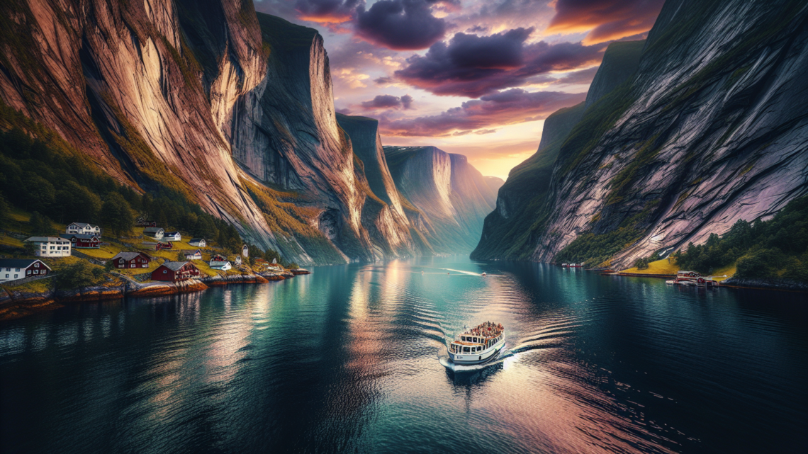 eine Bootstour durch den Nærøyfjord