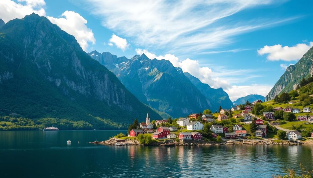 Norwegen-Kreuzfahrt Landschaftspanorama