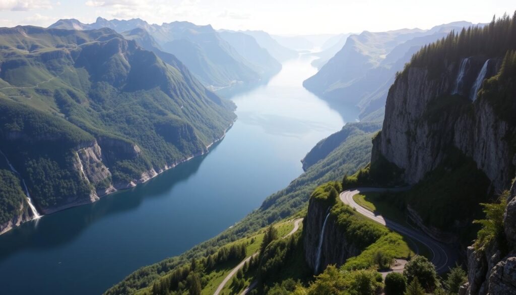 Ørnesvingen Aussichtsplattform Geirangerfjord