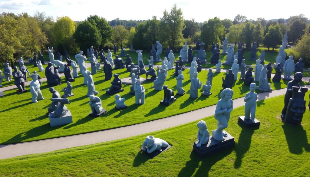 Vigeland-Park Skulpturen in Oslo Vigeland-Park Skulpturen in Oslo