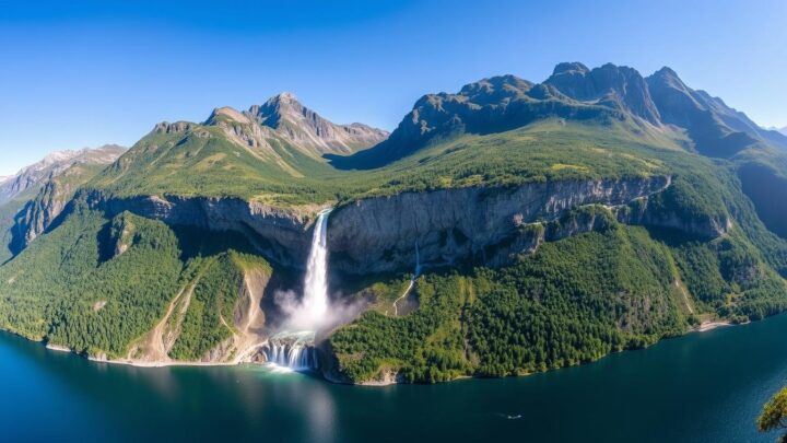 Die schönsten Wasserfälle am Hardangerfjord Wasserfall