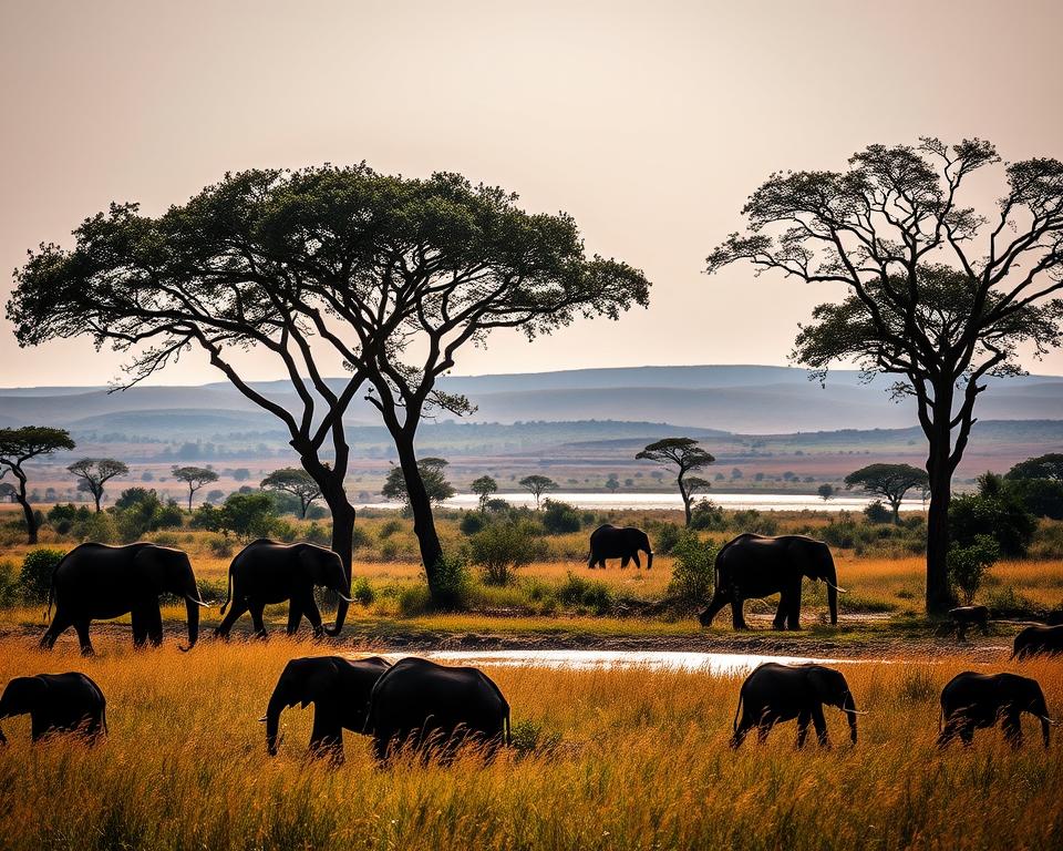 Afrikanische Savanne im Zoo Kristiansand