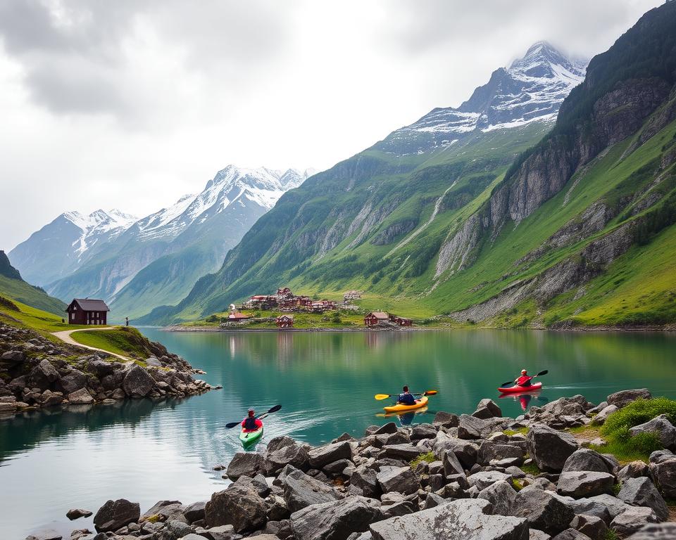 Aktivitäten am Aurlandsfjord