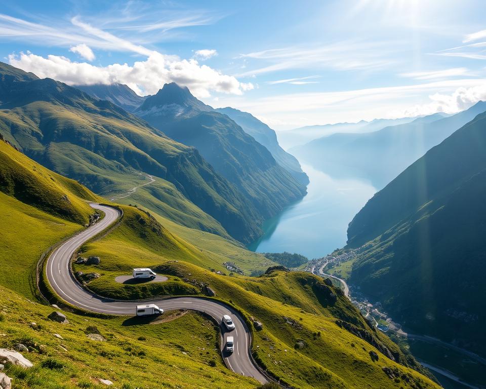 Anreise Geirangerfjord Verkehrsrouten