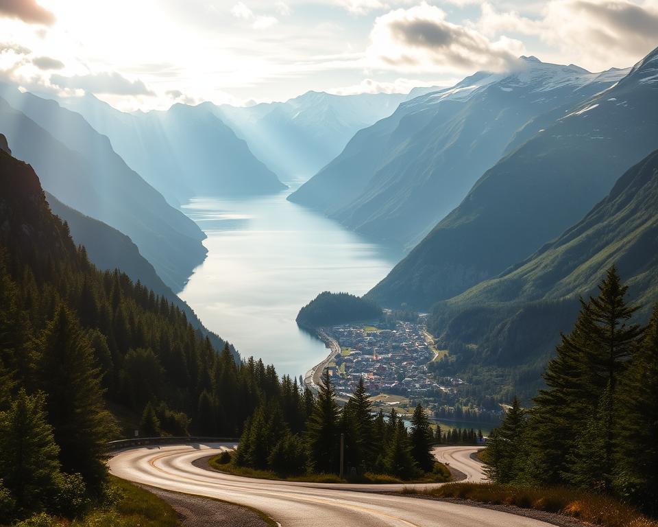 Anreise zum Naeroyfjord