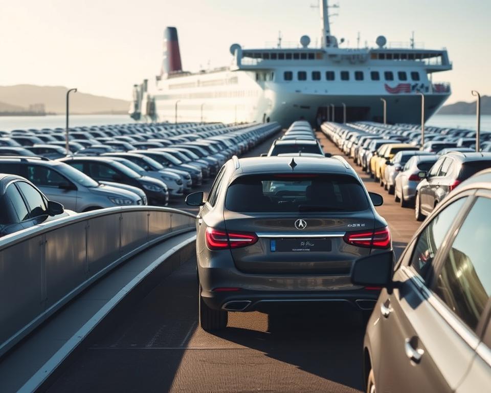 Auto Fähre Norwegen Vorbereitung Auto Fähre Norwegen Vorbereitung