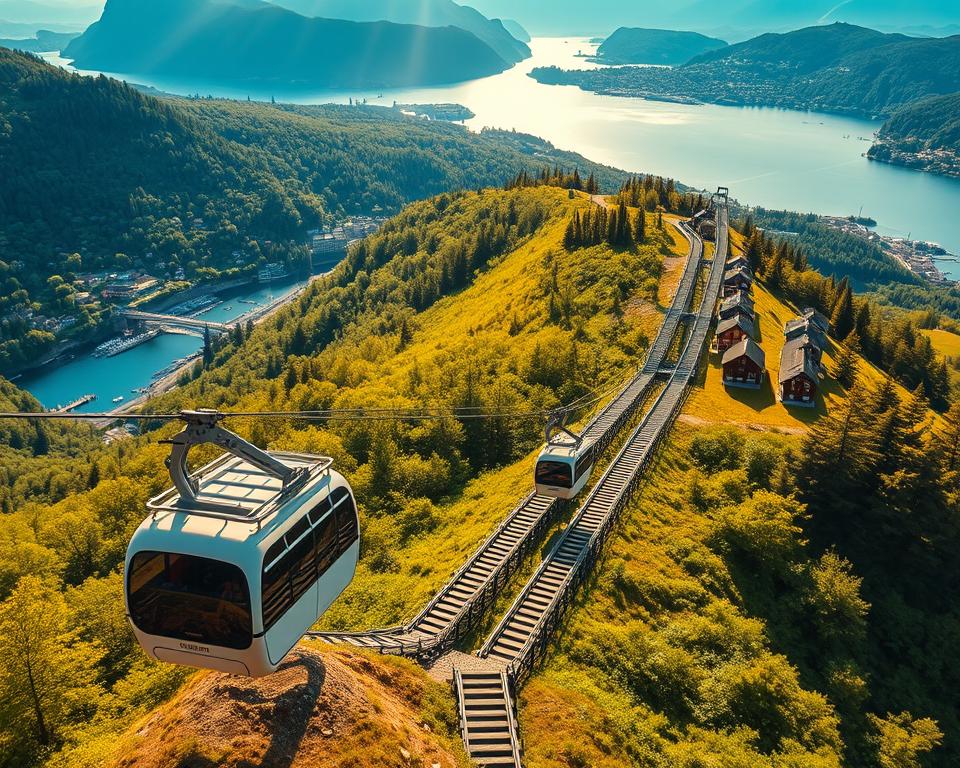 Bergen Bergbahn Saison Besuchszeit