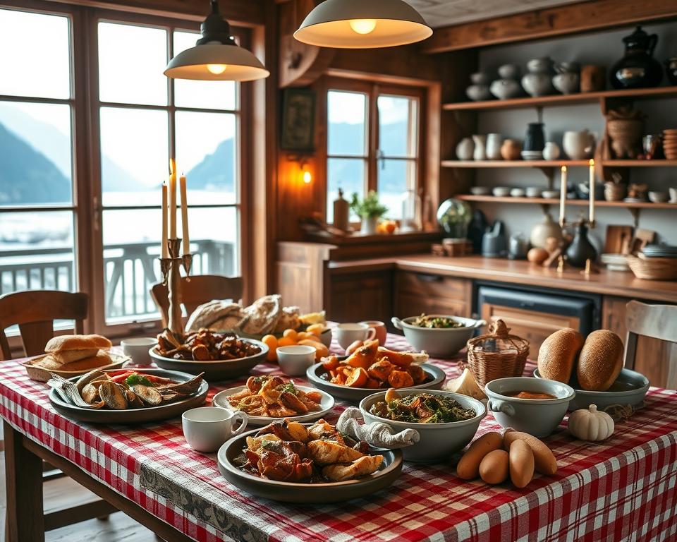 Bergen Spezialitäten norwegische Küche