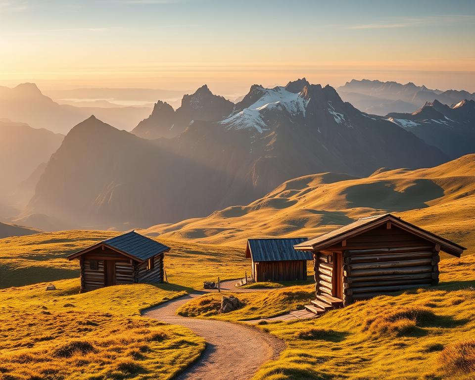 Berghütten in Rondane Nationalpark