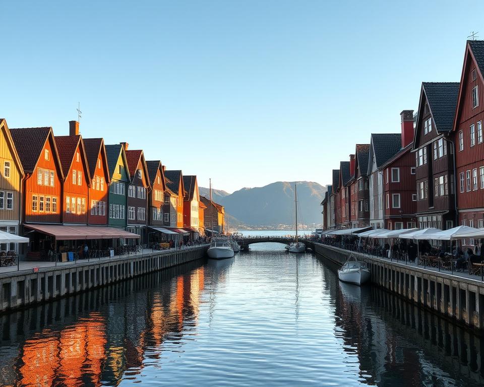 Bryggen-Häuser in Bergen