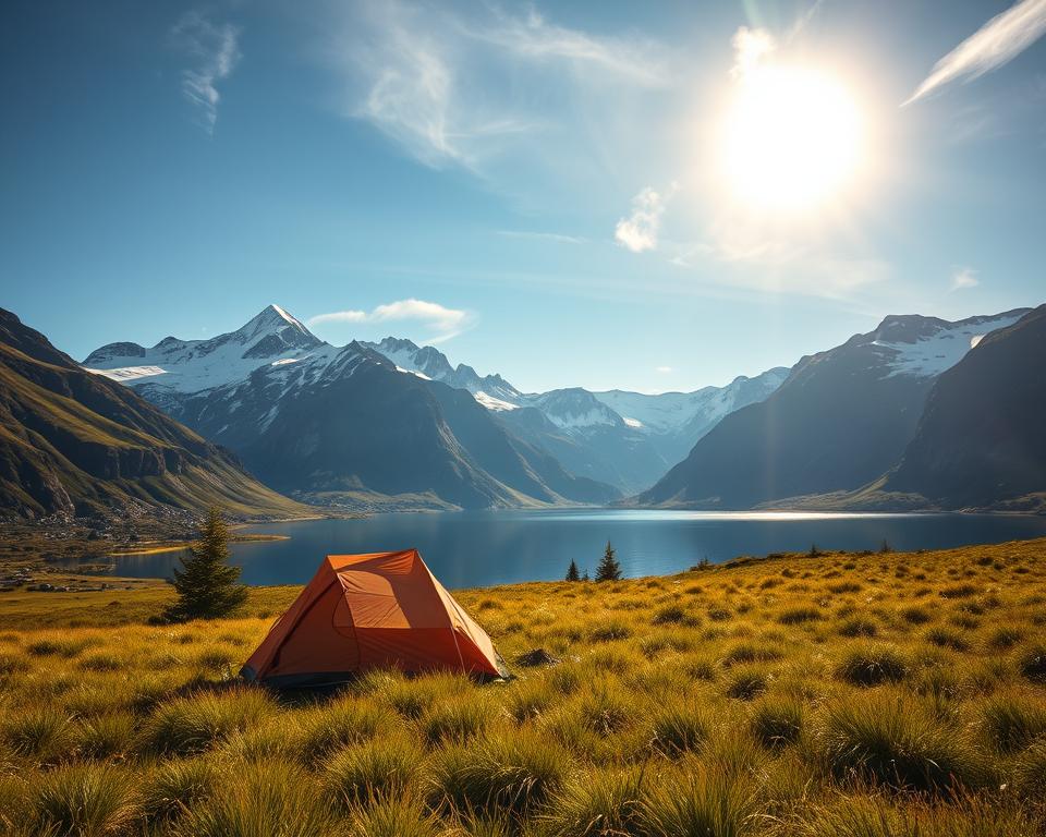 Camping in Norwegen Landschaft Camping in Norwegen Landschaft