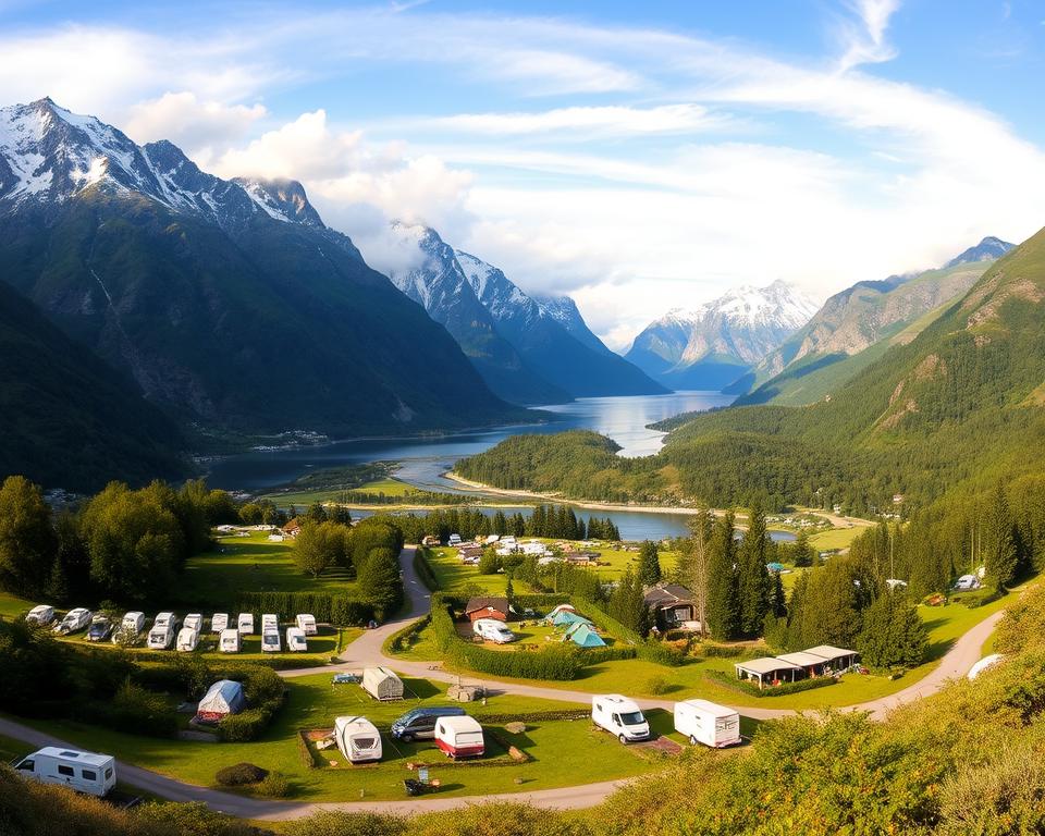 Campingplätze Geiranger Übersicht