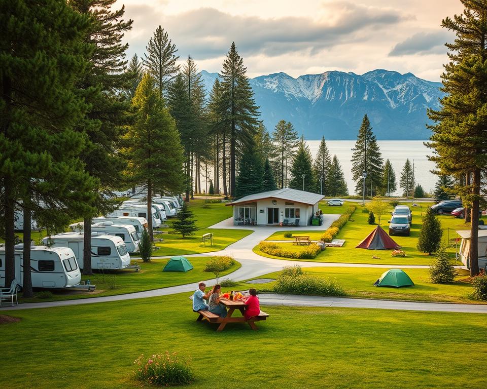 Campingplatz Ausstattung Sandnes Camping