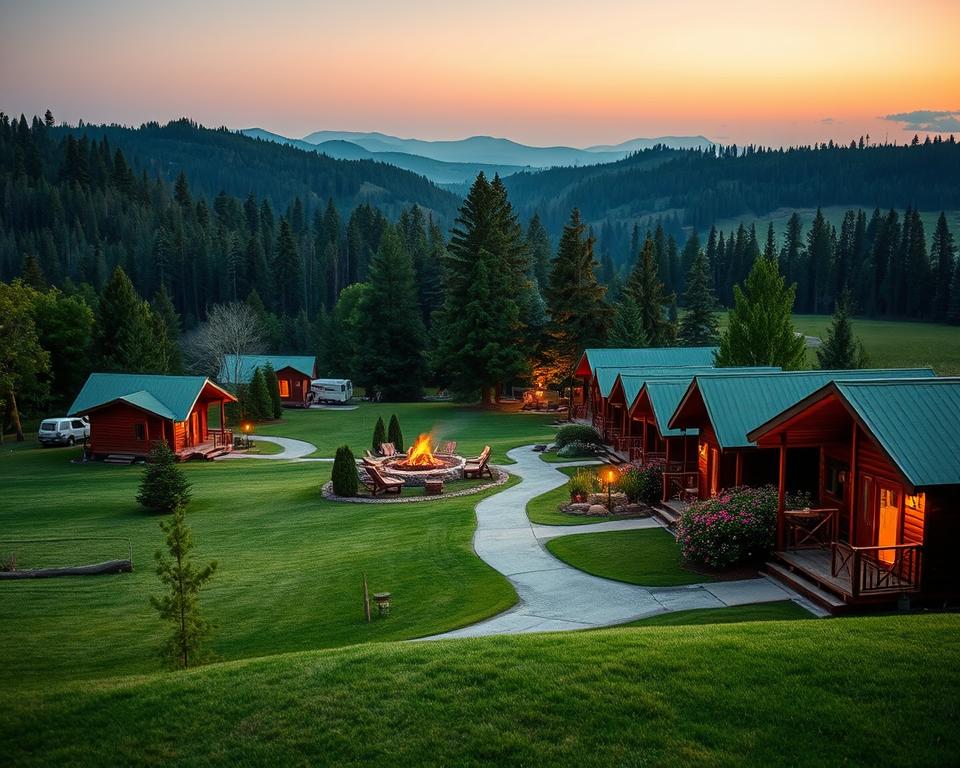 Campingplatz Unterkünfte