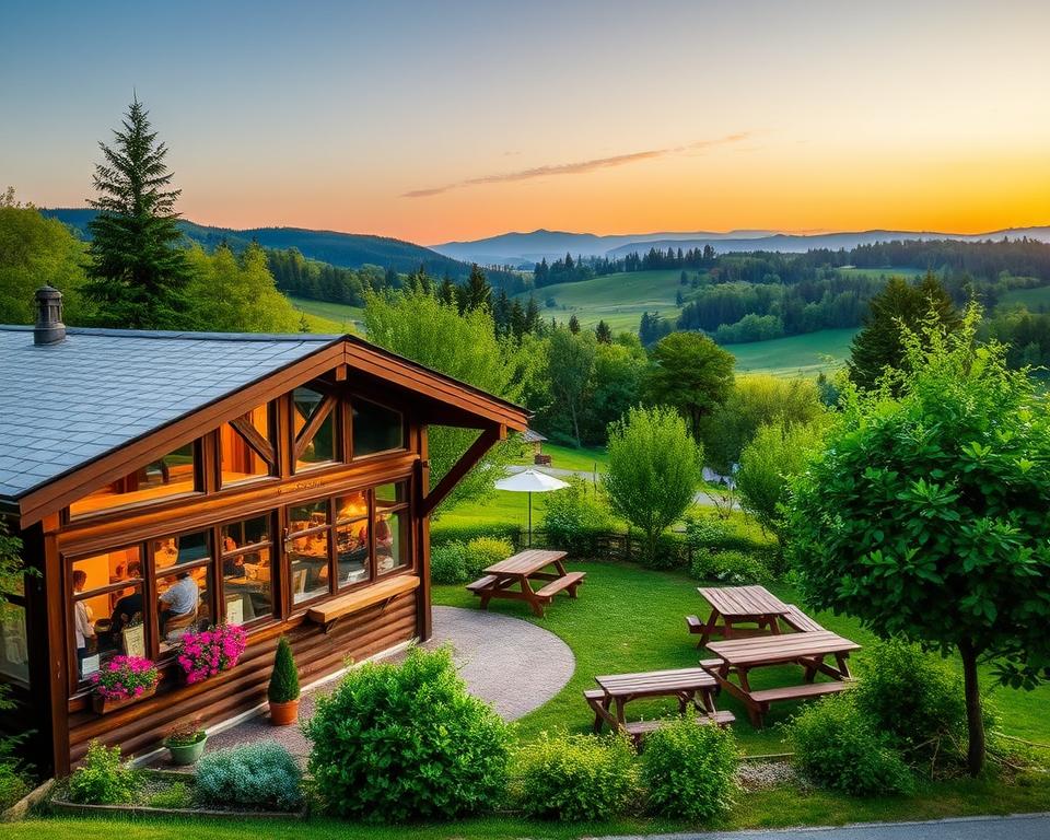 Campingrestaurant mit regionalen Spezialitäten