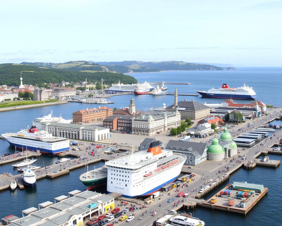 Dänische Fährhäfen Übersicht