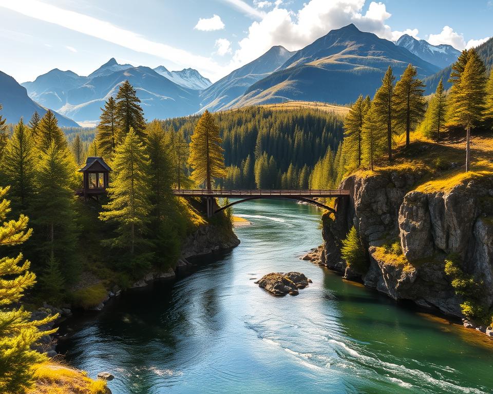 Drammenselva Naturlandschaft Drammenselva Naturlandschaft