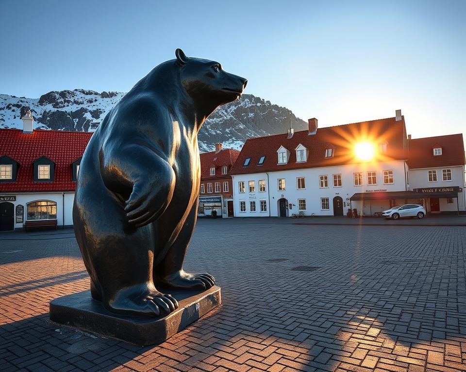 Eisbärendenkmal in Hammerfest