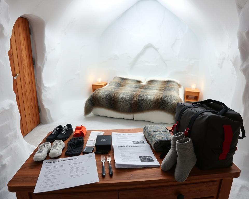 Eishotel Packliste und Gesundheitstipps