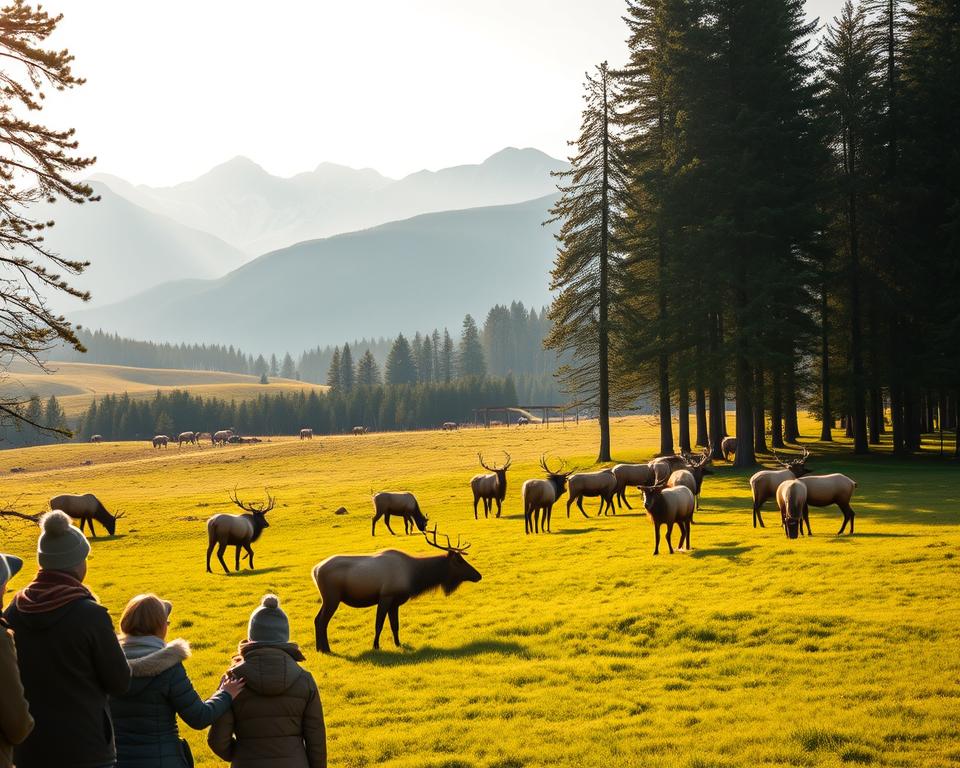 Elchpark Führungen und Aktivitäten
