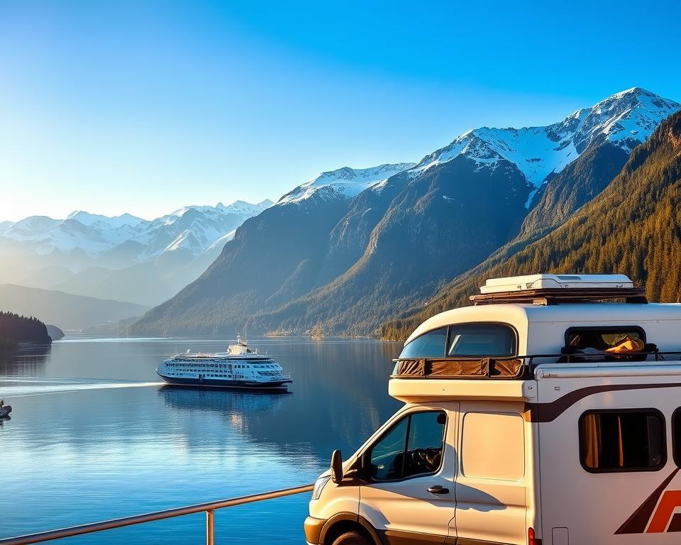 Fähre nach Norwegen Wohnmobil Route
