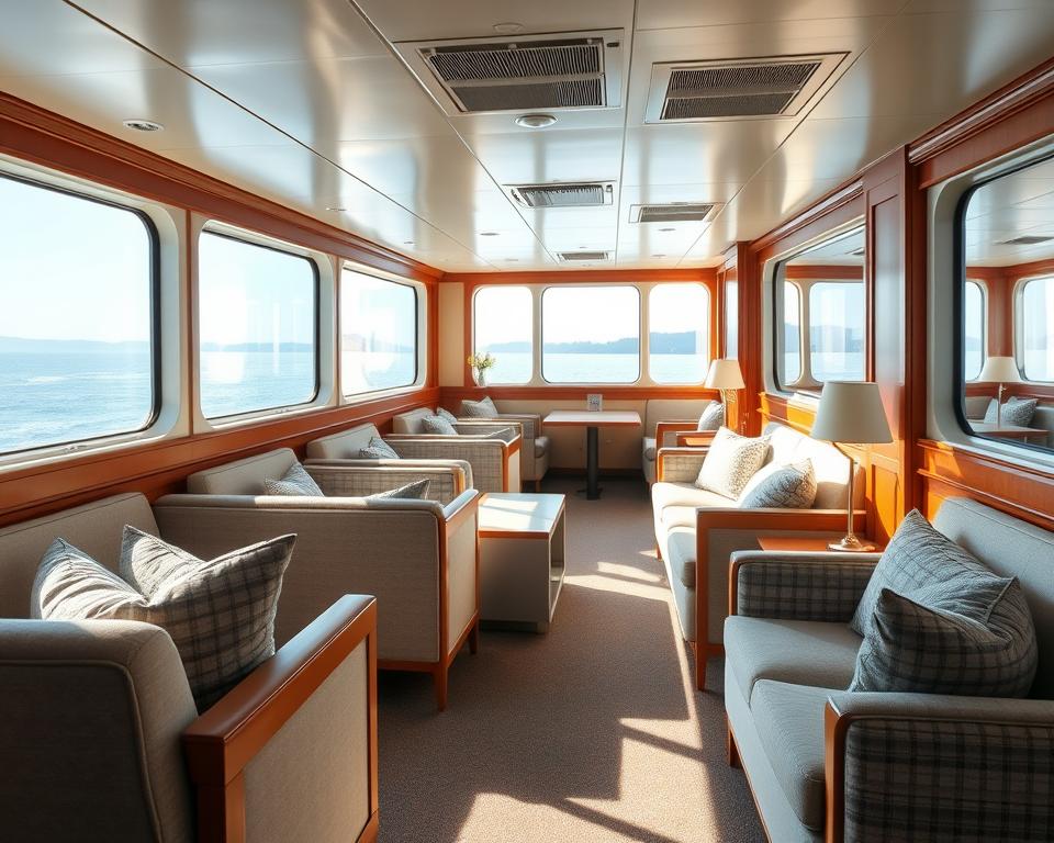 Fährkabinen auf der Hamburg-Oslo Strecke