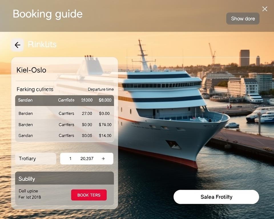 Fährpreise Kiel-Oslo Buchungsoptionen