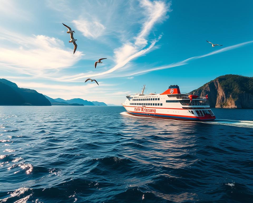 Fährroute Kristiansand Reise