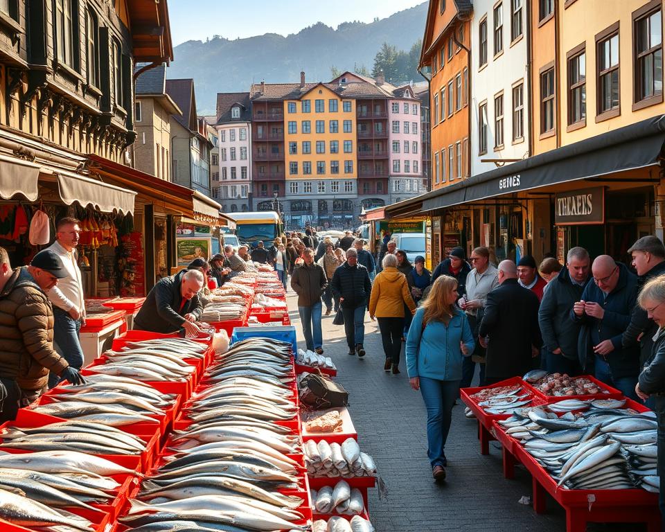 Fischmarkt Bergen Besucherinformationen