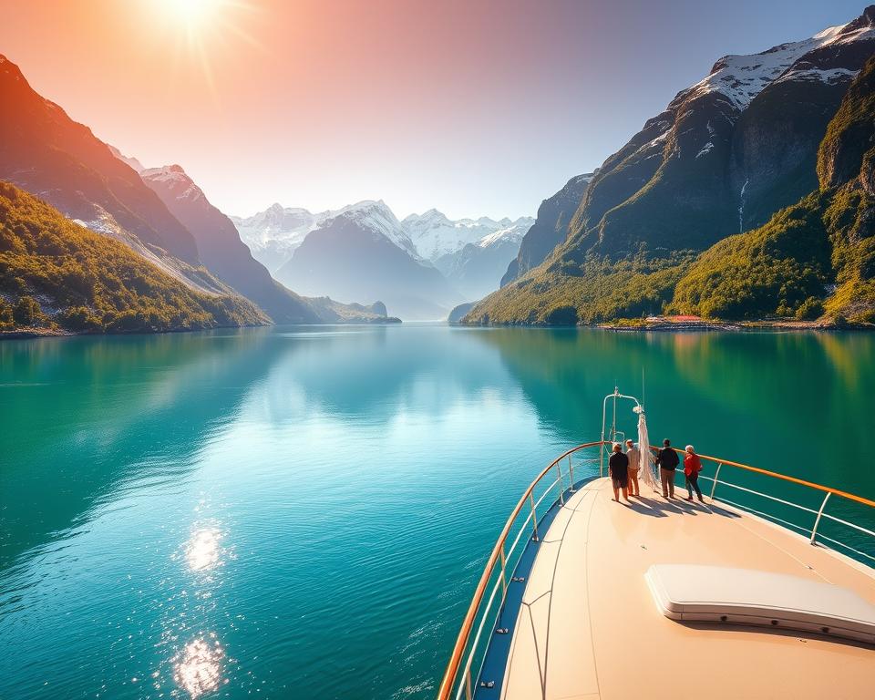 Fjordkreuzfahrt Geiranger Panorama