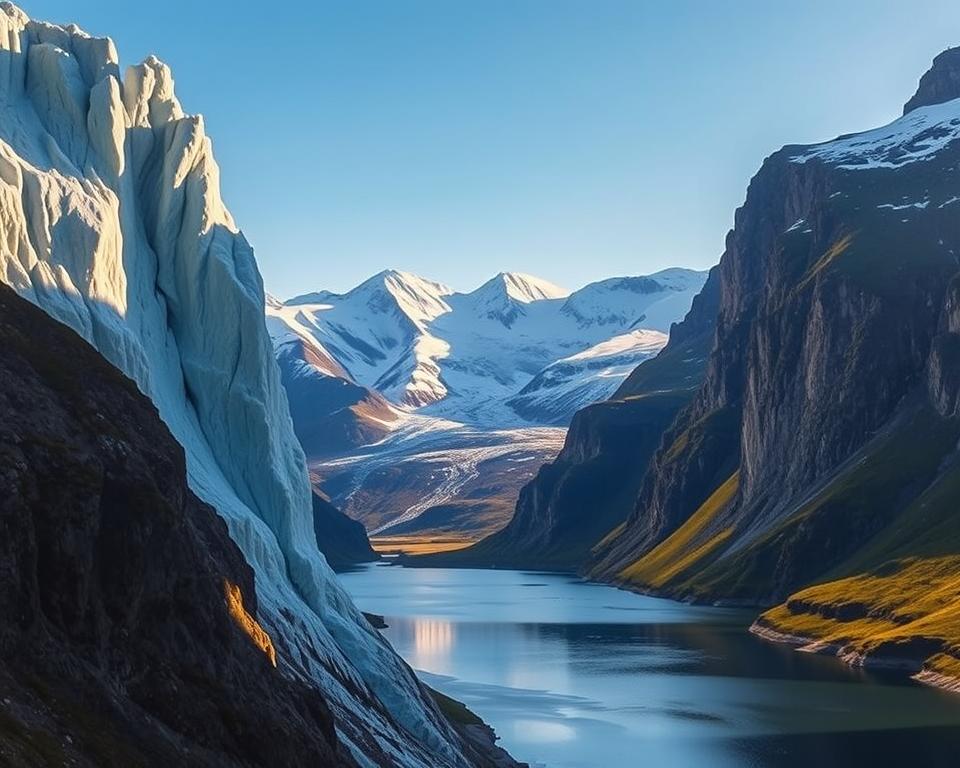 Folgefonna-Nationalpark Gletscher Norwegen Folgefonna-Nationalpark Gletscher Norwegen