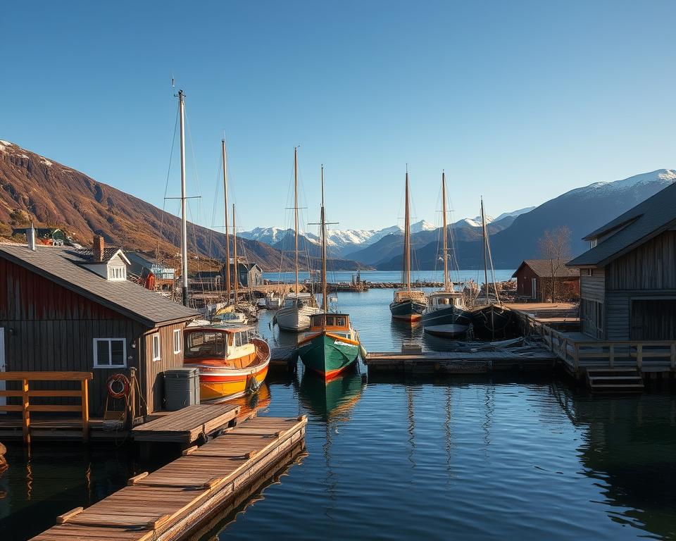 Geschichte des Fischerdorfs Leka Brygge