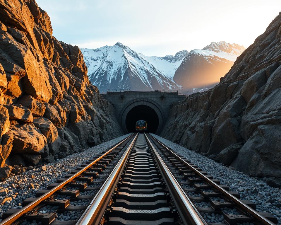 Gotthard-Basistunnel Panorama