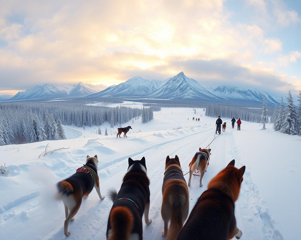 Hundeschlitten Touroptionen Norwegen