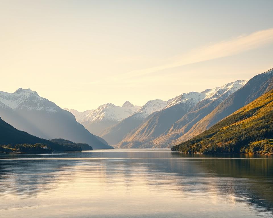 Karmsund Fjordlandschaft Panorama