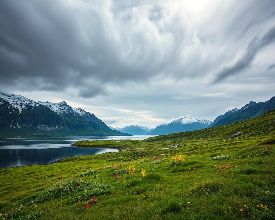 Klima Nordnorwegen Landschaft Klima Nordnorwegen Landschaft
