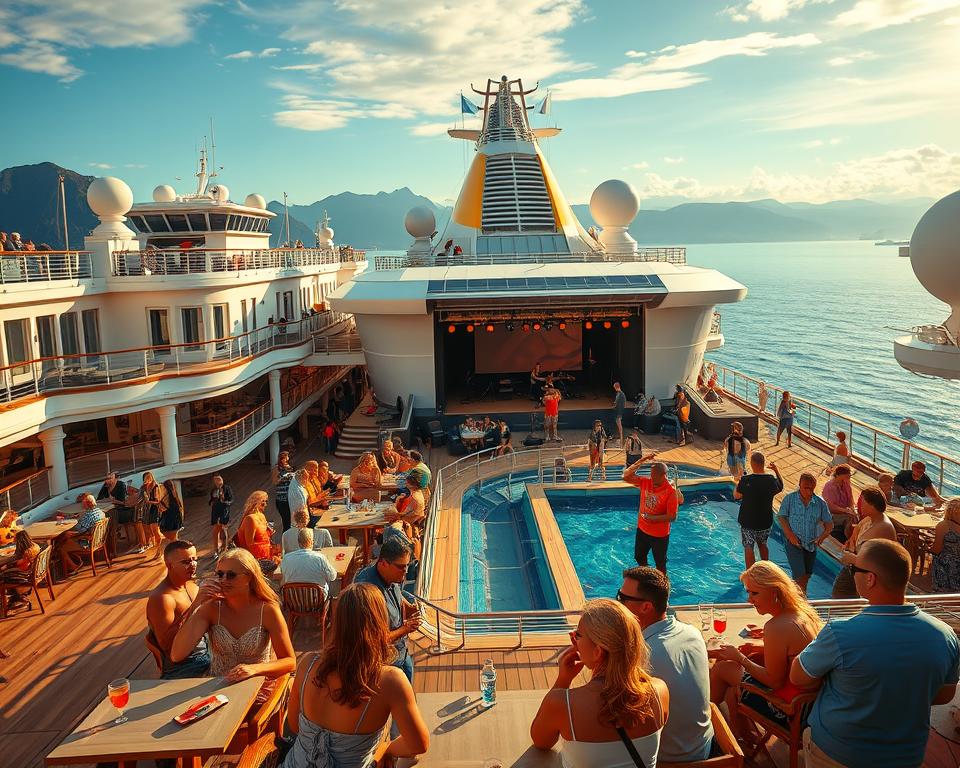 Kreuzfahrt Bordunterhaltung Aktivitäten