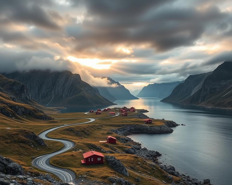 Lofoten Anreise Landschaft
