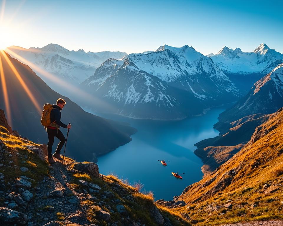 Lyngen Alps Outdoor-Aktivitäten Jahreszeiten