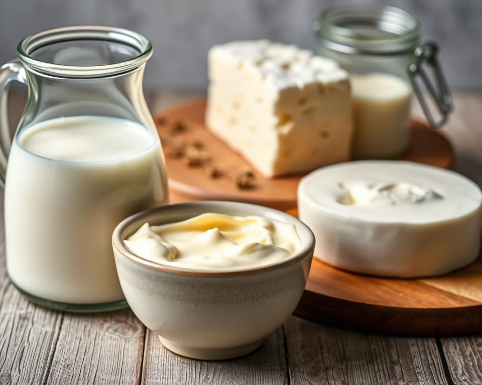 Milchprodukte für Rommegrot