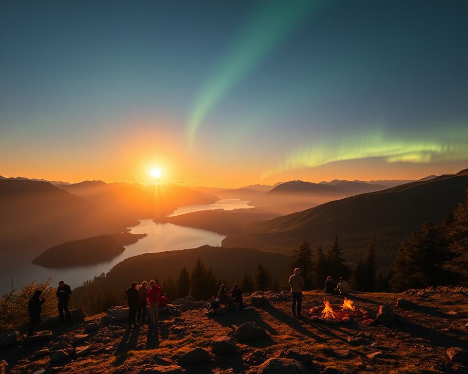 Mitternachtssonne Aktivitäten in Norwegen Mitternachtssonne Aktivitäten in Norwegen
