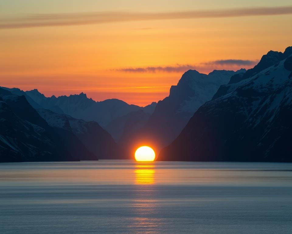 Mitternachtssonne in Nordnorwegen