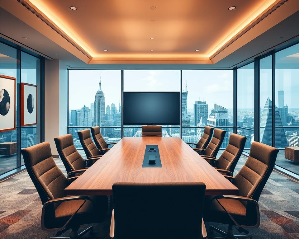 Moderne Konferenzräume für Geschäftstreffen