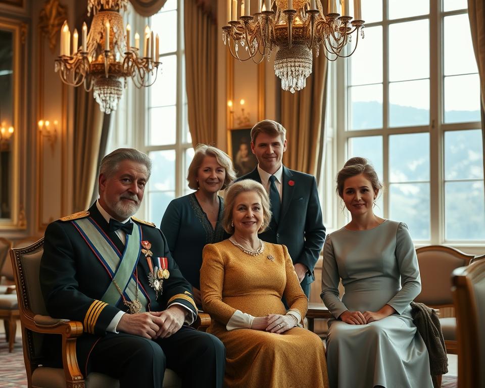Moderne norwegische Königsfamilie Moderne norwegische Königsfamilie