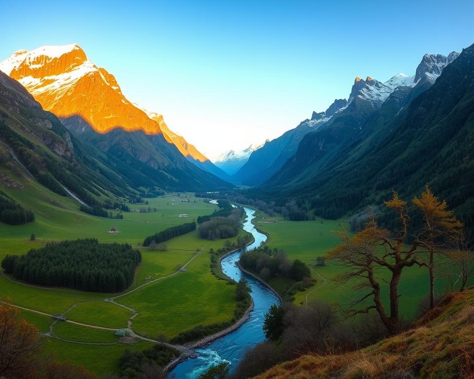 Nærøydalen Landschaftspanorama