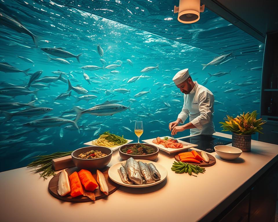 Nordische Küche Unterwasser