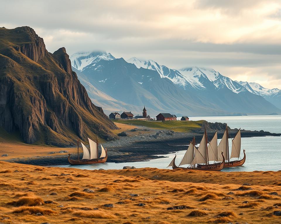 Nordkap Geschichte Wikinger Landschaft Nordkap Geschichte Wikinger Landschaft