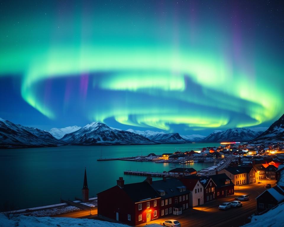Nordlichter in Hammerfest